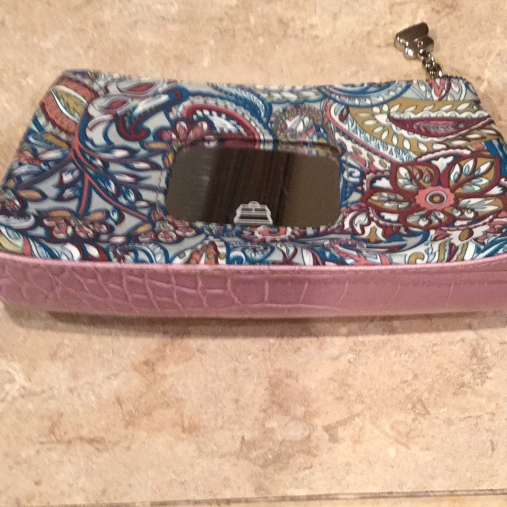 Kathy Van Zeeland Makeup Bag w/Mirror-SALE!